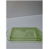 Image 4 : Uranium Glass Butter Dish Bottom - 4.5" x 7"