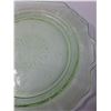 Image 5 : Uranium Glass Princess Pattern Serving Plate - 10.5"