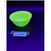 Image 1 : Uranium Glass McKee Custard Bowl - 5" x 2.5"