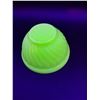 Image 2 : Uranium Glass McKee Custard Bowl - 5" x 2.5"
