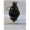 Image 1 : Vintage CNR Railway Oil Lamp - 17" x 9" - CANNOT SHIP, HAS HAZARDOUS CONTENTS