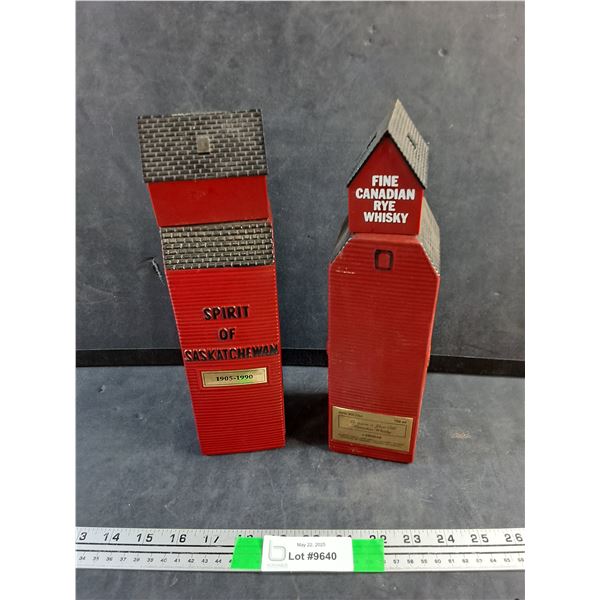 Spirit of Saskatchewan Fine Canadian Rye Whisky Bottles