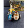 Image 4 : Vintage Wind Up Motorcycle with Side Car