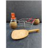 Image 2 : Butter Padle, Miniature Shopping Basket, Garlic Shredder and Misc