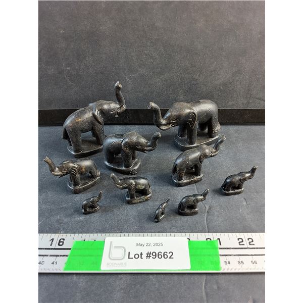 Cast Iron Elephant Ornaments