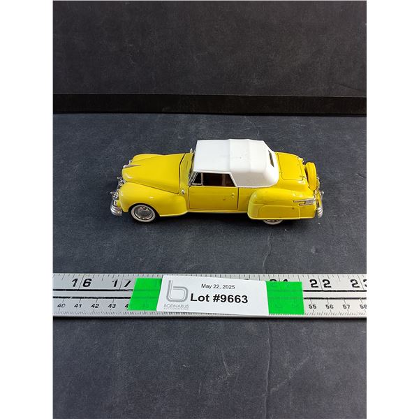 Die Cast 1948 Lincoln Continental Cabriolet Model