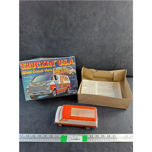 Truckin USA West Coast Van Model Kit - Complete
