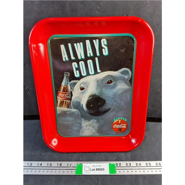 Always Cool Coca Cola Tray 11 x 13"