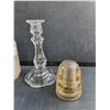 Image 3 : Nabob Coffee Jar, Candle Holder and Insulators