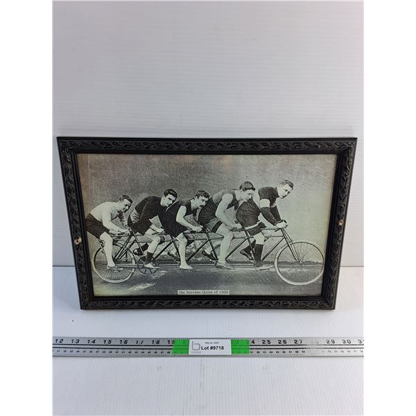 Framed The Steven's Quint of 1900 Wall Art 17 x 12"
