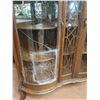 Image 9 : *Quarter Cut Oak Curved Glass China Cabinet - Damaged Glass - Cannot Ship