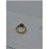 Image 6 : ^ 14ct. Gold Wedding Ring w/Nine Diamonds & Certificate and Case - Size 8.5