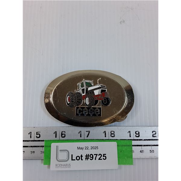 Case Tractor Metal Belt Buckle - 4" x 2.5"