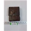 Image 1 : Vintage Leather Pouch - 7" x 5"