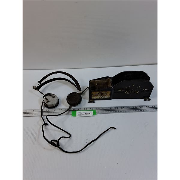 Jubilee Vintage Package Sealer & Brandes Headphones