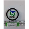 Image 1 : Hartford Whalers 1980's Hockey Puck - Game Used - CANNOT Guarantee Authenticity