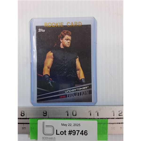 WWF Undertaker Re-Print (2018) 1990 Edition Rookie Trading Card - CANNOT Guarantee Authenticity
