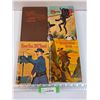 Image 1 : (4) Vintage Hardcover Books: Red Ryder, Zorro, Assorted Cowboy