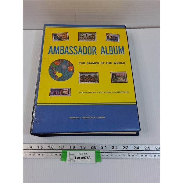 Ambassador Stamps of The World Binder