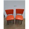 Image 1 : *(2) Miniature Cushioned Chairs 13 x 13 x 23"