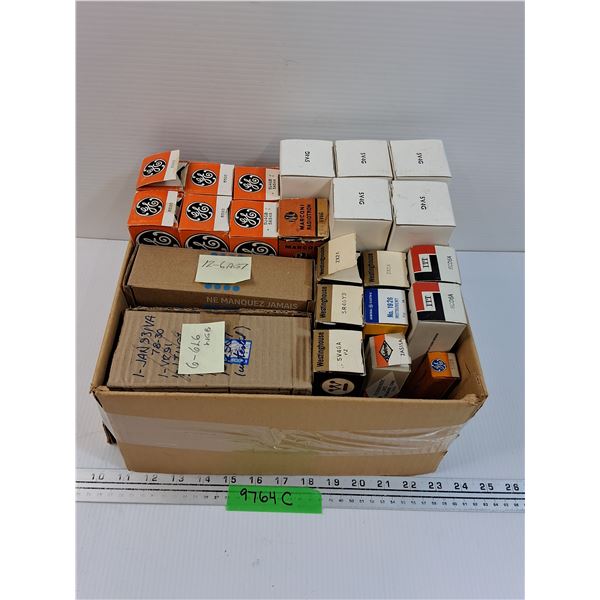 Assorted Vintage Electronic Tubes - As Is - Untested