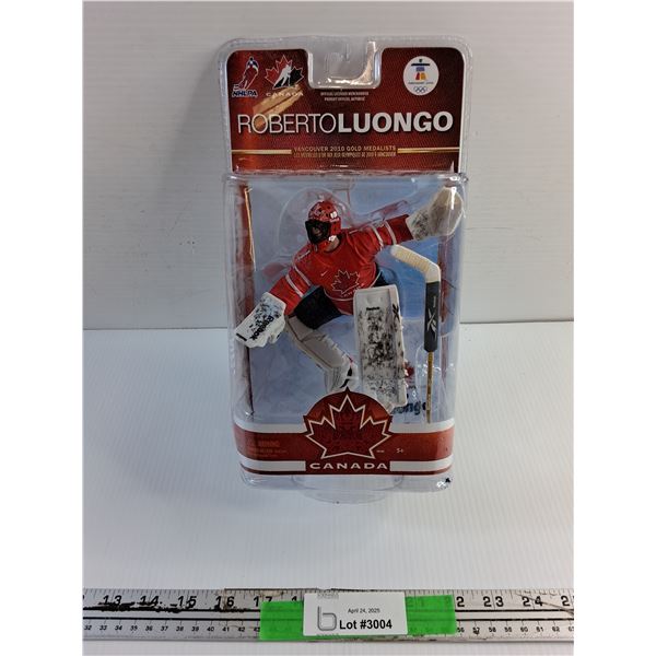 Vancouver 2010 Gold Medalists Roberto Luongo NHL Hockey Figure - Sealed