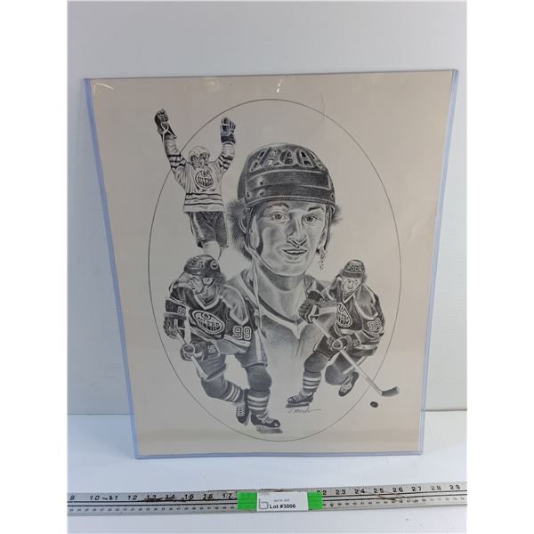 1986 Kraft Wayne Gretzky Poster - 20 x 16"