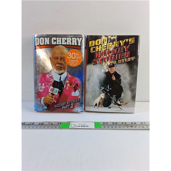 (2) Hockey Stories Books by Don Cherry