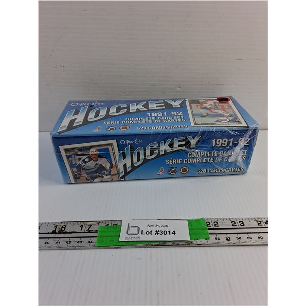 O Pee Chee Hockey 1991-92 528 Complete Card Set - Sealed