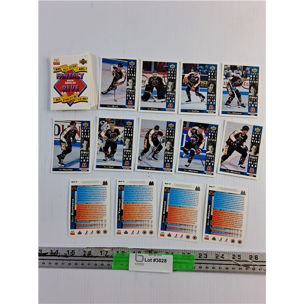 Upper Deck All Star Fantasy Pack McDonalds Series Trading Hockey Cards - Authenticity Not Guaranteed