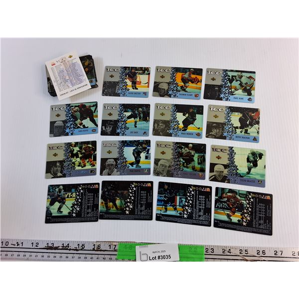 Upper Deck Ice Series Hockey Trading Cards - Authenticity Not Guaranteed