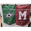 Image 1 : (2) Stanley Cup Champions Banners - 34 x 23"