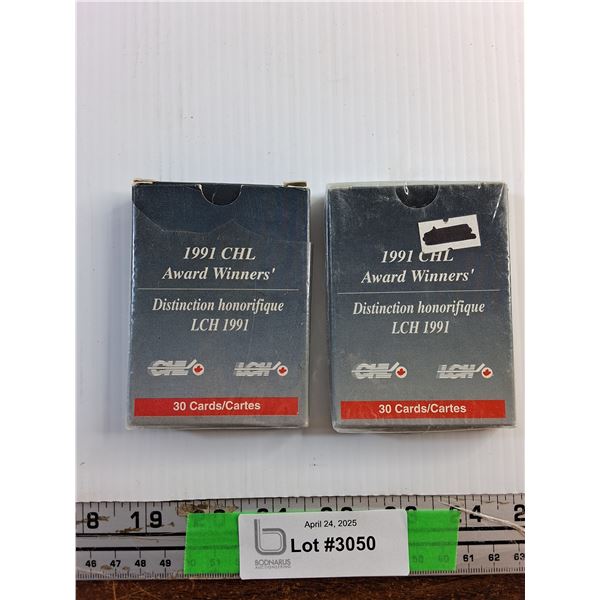 1991 CHL Award Winners Trading Cards