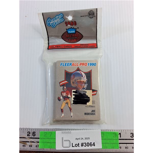 1990 Fleer Premiere Edition All Pro Team Football Cards - Sealed