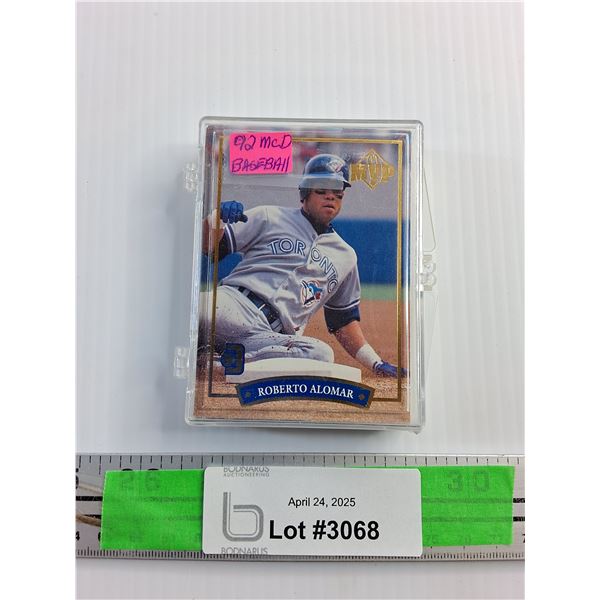 McDonald's/Donruss MVP Series Baseball Trading Cards - Authenticity Not Guaranteed