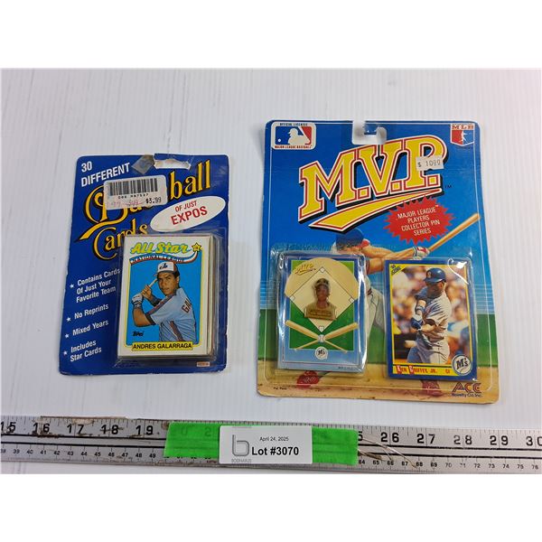 Various Baseball Trading Cards - Authenticity Not Guaranteed