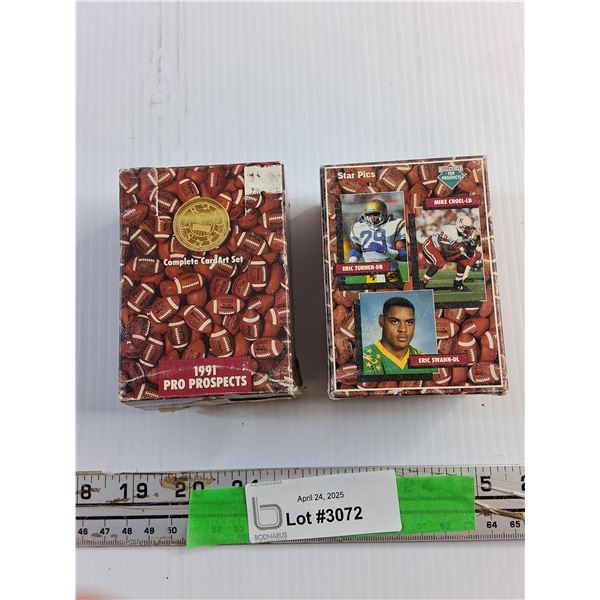 (2) Packs of Star Pics 1991 Pro Prospects Baseball Complete Card Set