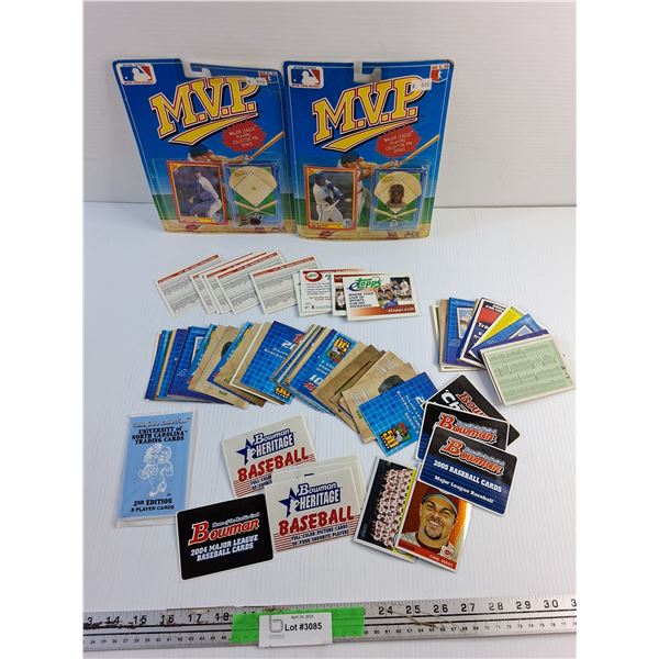 MVP Trading Cards, Baseball Stickers and Misc