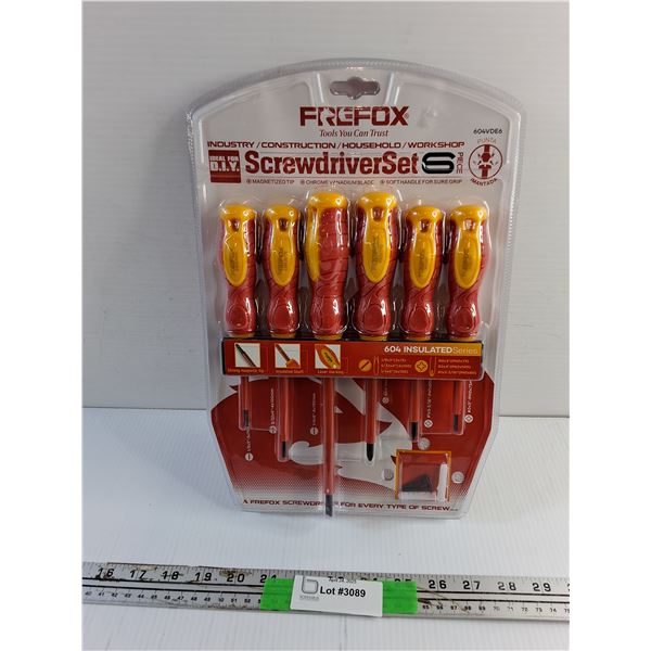 (6) Piece Screwdriver Set