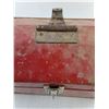 Image 4 : Vintage Metal Tool Box 15" x 8" x 8" with Contents