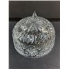 Image 2 : 3-footed Crystal Fruit Bowl 8" Dia
