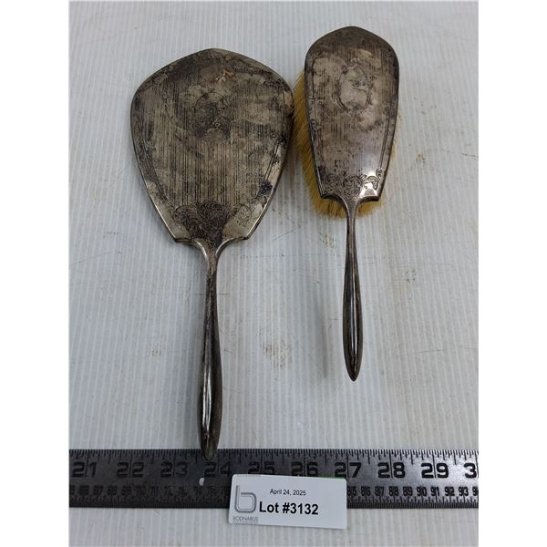 Vintage Silver Plated Amenities Set