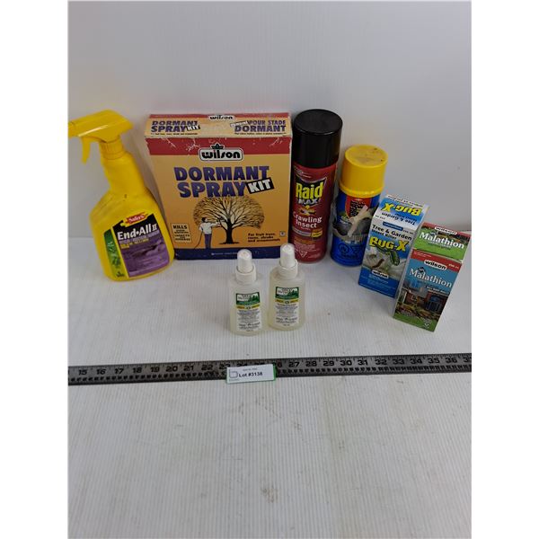 (8) Partial Containers of Yard & Insect Chemicals - Cannot Ship!