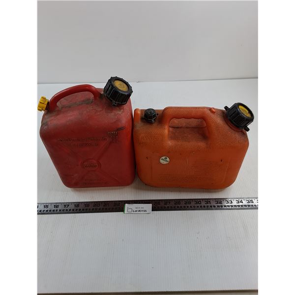 (2) 5L Jerry Cans - Empty