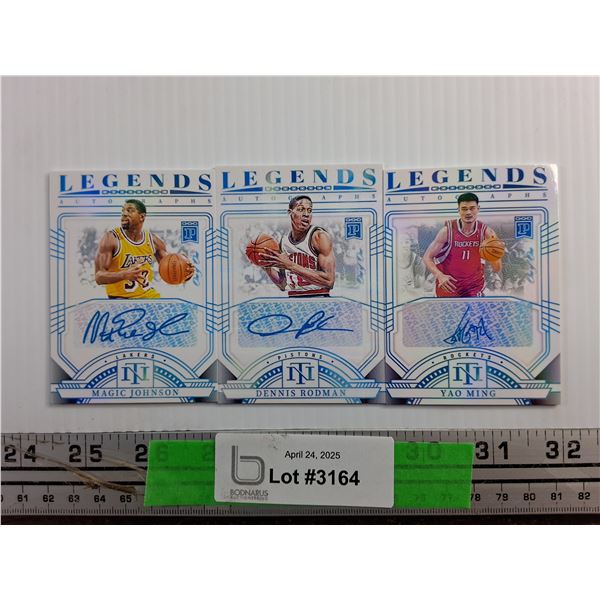 Panini Legends Trading Basketball Cards - Authenticity Not Guaranteed