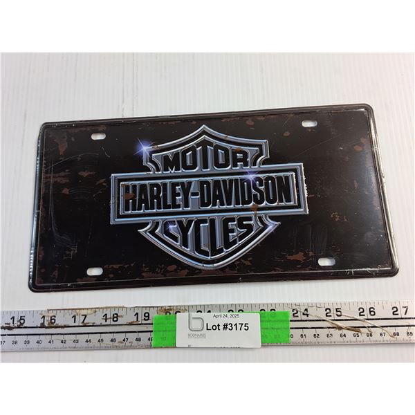 Harley Davidson Front License Plate