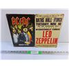 Image 1 : AC/DC and Led Zeppelin Wall Hanging Signs - 12 x 8"