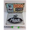 Image 1 : (2) Mack Wall Hanging Signs - 12 x 8"