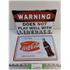 Image 1 : Coca Cola and Warning Signs - 12 x 8"