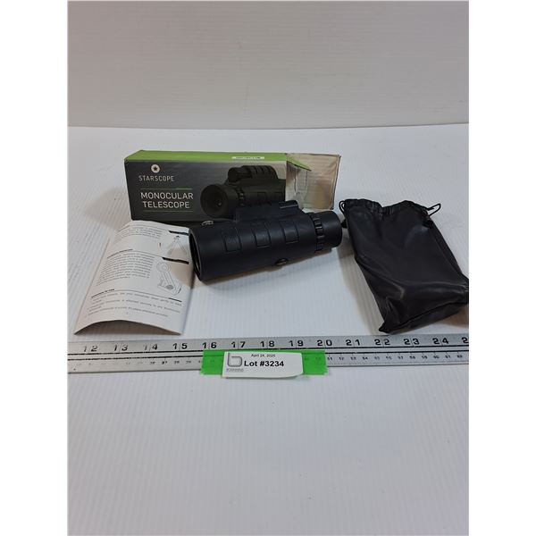 StarScope Monocular Telescope w/Bag & Box
